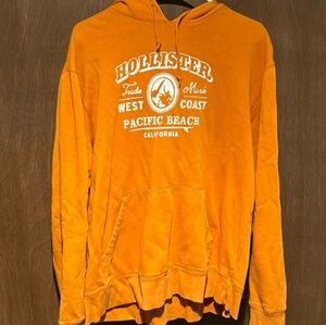 Small Hollister Orange Hoodie